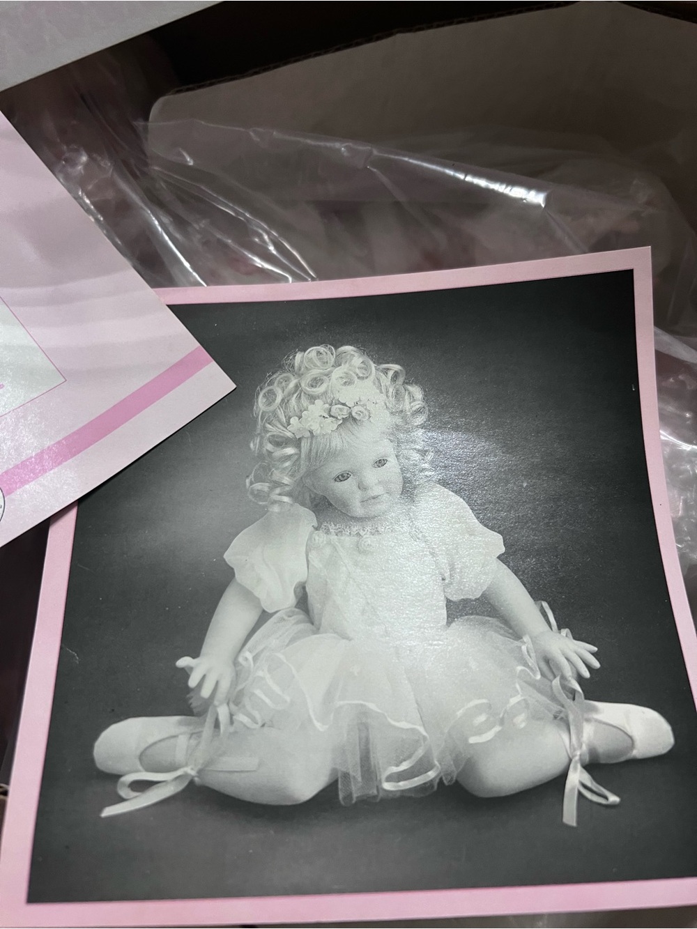 Ashton-Drake Chloé Porcelain Ballerina Doll 1996 Pat Bomar COA Original Box